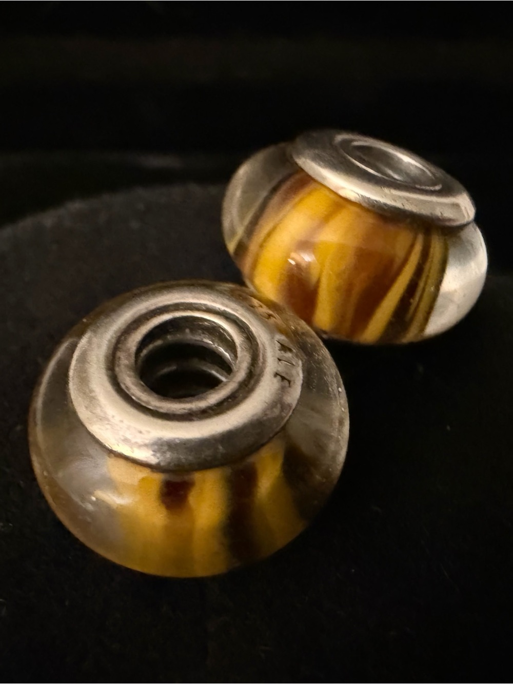 Pair of Pandora Murano Charms